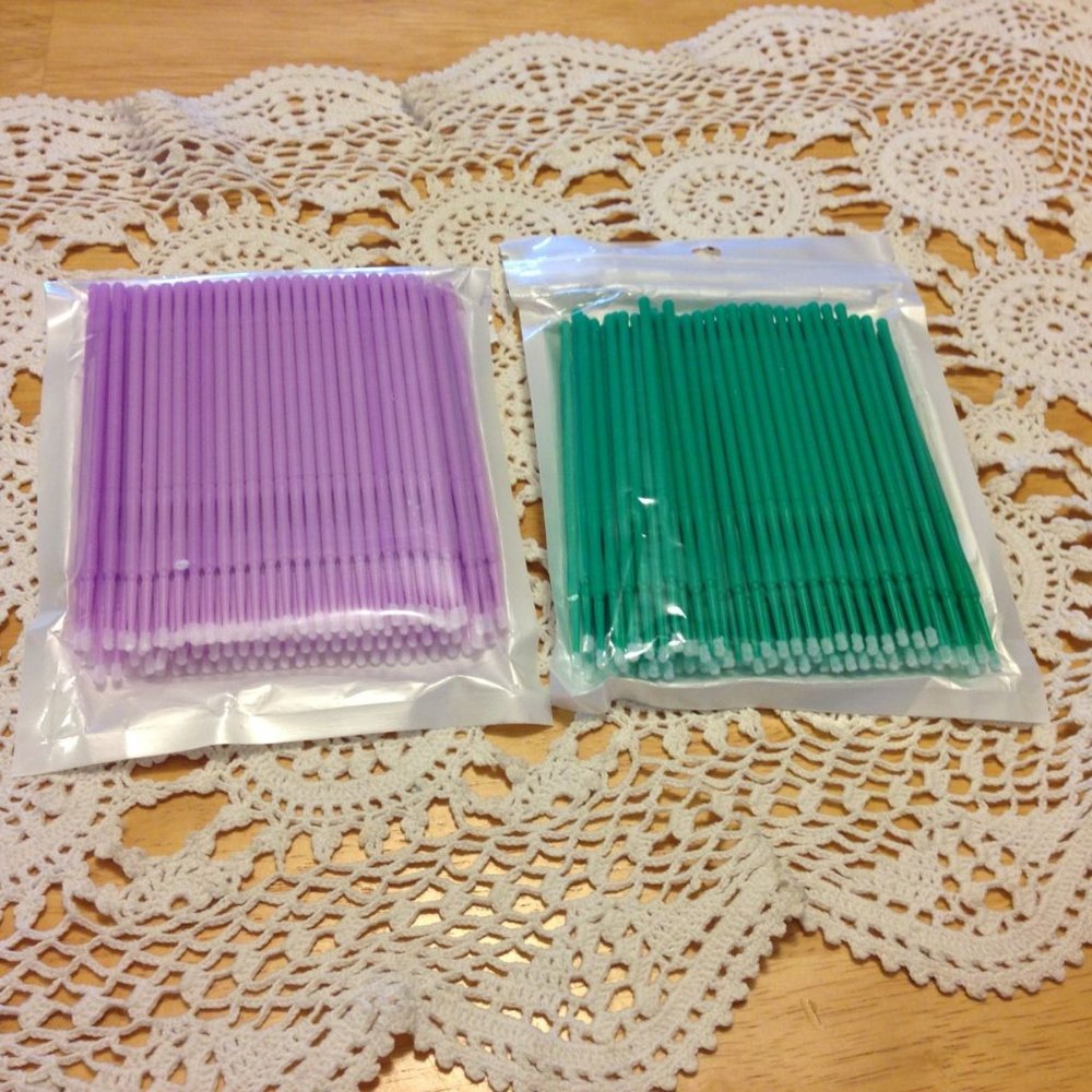 Disposable Lash Eyelash Micro Brush Mascara Wands Applicator Makeup Tool